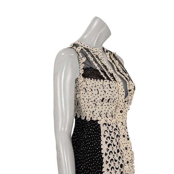 Beguile By Byron Lars Women's Lasercut sheath pencil Dress size 0 - Picture 10 of 11